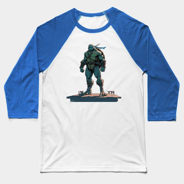 leonardo Baseball T-Shirt by piratesnow